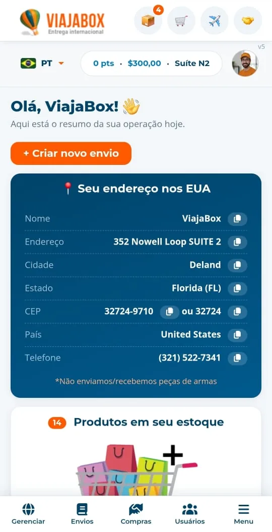 Leve a ViajaBox no bolso 📱