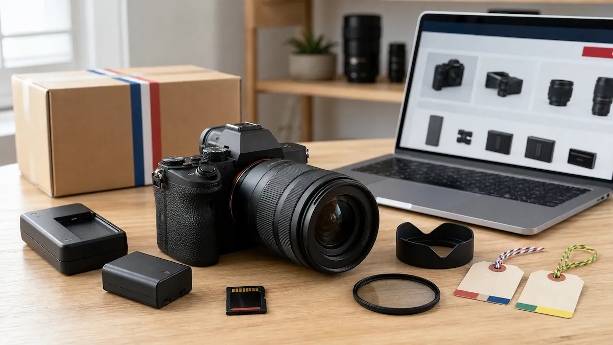 Fotógrafo importando câmera profissional dos Estados Unidos com a ViajaBox